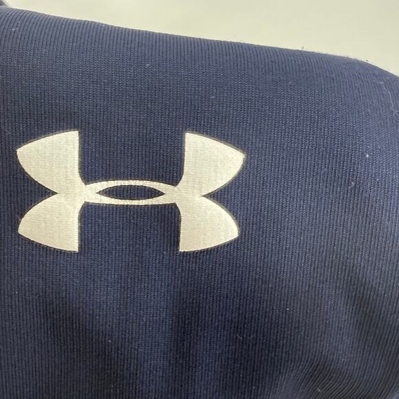 Under Armour ColdGear Compression Leggings Womens Small Navy Blue Athletic - Picture 2 of 4